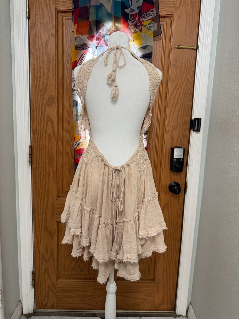 Free People Blush Crochet-Detail Backless Sundress - Picture 9 of 10